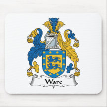 Ware Family Crest Mouse Mat