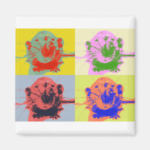 Warhol Rats Refrigerator Magnet