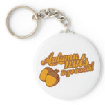 Warm and Tasty Seasonal Autumn Nuts In Your Mouth Key Chains