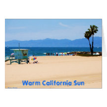 Warm California Sun Cards