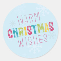 Warm Christmas Wishes stickers