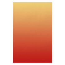 Warm colours, plain design.