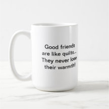 Warm Friends Quilter's Mug