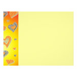 Warm Hearts Letter Head Customized Letterhead