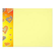 Warm Hearts Letter Head Customized Letterhead