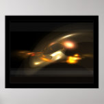 Warm-swirl Poster