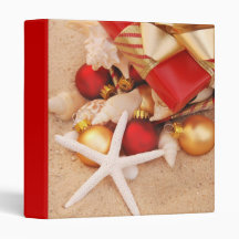 Warm Weather Christmas Vinyl Binders