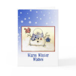 Warm Winter Wishes Greeting Card