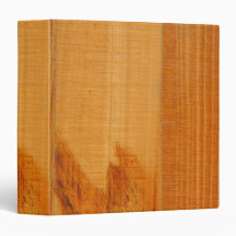 Warm Wooden Boards 3 Ring Binder