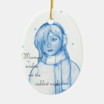 warmest wishes on the coldest nights christmas ornament