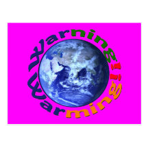 WarMing WarNing Postcard