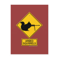 Warning Armed Squirrels