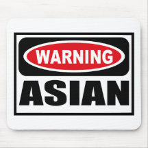 Warning ASIAN Mousepad
