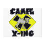 WARNING CAMEL CROSSING X-ING GIFTS FUNNY ZOO POST CARD
