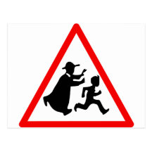 Warning: Child Abuse Tarjetas Postales