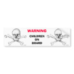 WARNING: Children on Board Bumper Sticker