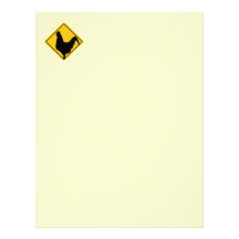 Warning; Cocky! Letterhead Template