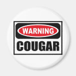 Warning COUGAR Magnet