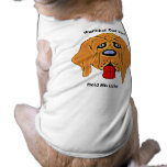 Warning Dog Can't Hold His Licker Dog  T Shirt Dog Clothes