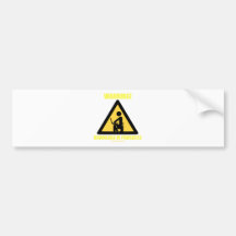 Warning! Download In Progress (Geek Humour) Bumper Sticker