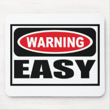 Warning EASY Mousepad