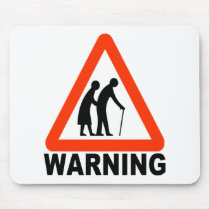 Warning - Elderly Crossing
