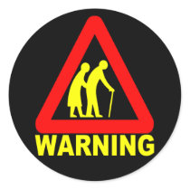 Warning - Elderly Crossing