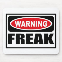 Warning FREAK Mousepad