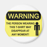 WARNING FRIDGE MAGNETS