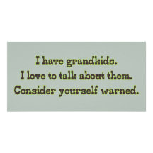 Warning from Grandparents Custom Photo Card