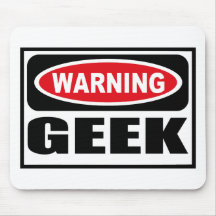 Warning GEEK Mousepad
