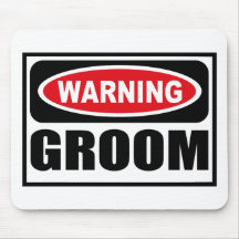 Warning GROOM Mousepad