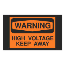 warning high voltage
