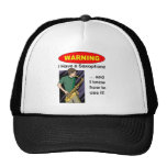 Warning. I Have A Saxophone ... Hat