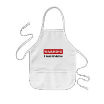 Warning - I Text & Drive Apron