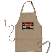 Warning MAD SCIENTIST Apron