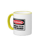 Warning MARRIED TO AN ASIAN WOMAN Mug