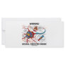 Warning! Neural Circuitry Inside (Neuron Synapse) Rack Card Design