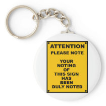 Warning ~ Please Note ~ Spoof Warning Sign