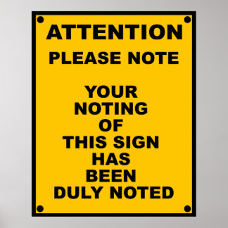 Funny Warning Signs Posters, Funny Warning Signs Wall Art