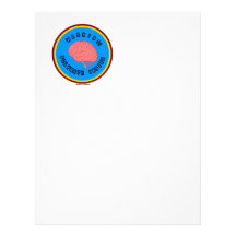 Warning! Polymath Inside (Brain Anatomy) Personalized Letterhead