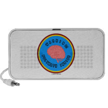 Warning! Polymath Inside (Brain Anatomy) iPhone Speaker