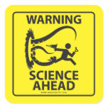 WARNING! SCIENCE AHEAD! stickers