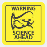 WARNING! SCIENCE AHEAD! STICKER