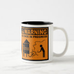 Warning! Science In Progress© Coffee Mug (Rocket)