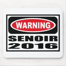 Warning SENOIR 2016 Mousepad
