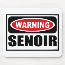 Warning SENOIR Mousepad