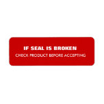 Warning  Shipping