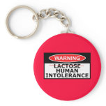 Warning sign key chain