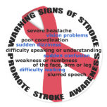 Warning Signs of Stroke Stickers